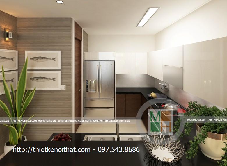 Thiết kế nội thất chung cư cao cấp KeangNam - Nhà Anh Trường